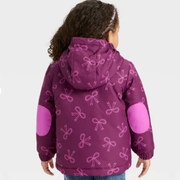 Cat & Jack Purple Puffer Jacket Size 18 Months - Picture 2 of 7